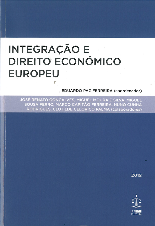 Livro Integração e Direito Económico Europeu